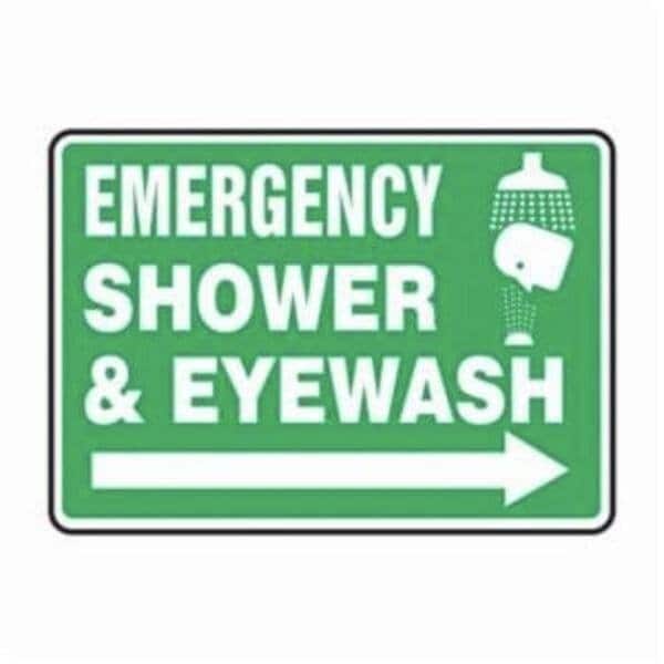 Accuform Exit Sign, Adhesive Dura-Poly, 14 in W, 10 in H MFSD552XV - main